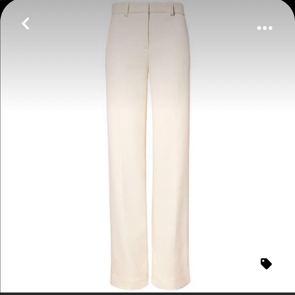 Tory Burch White Thomas Trousers
